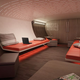 Illustration for article titled Nikes Concept Jet for Pro Athletes Is a Luxury Lounge at 40,000 Feet
